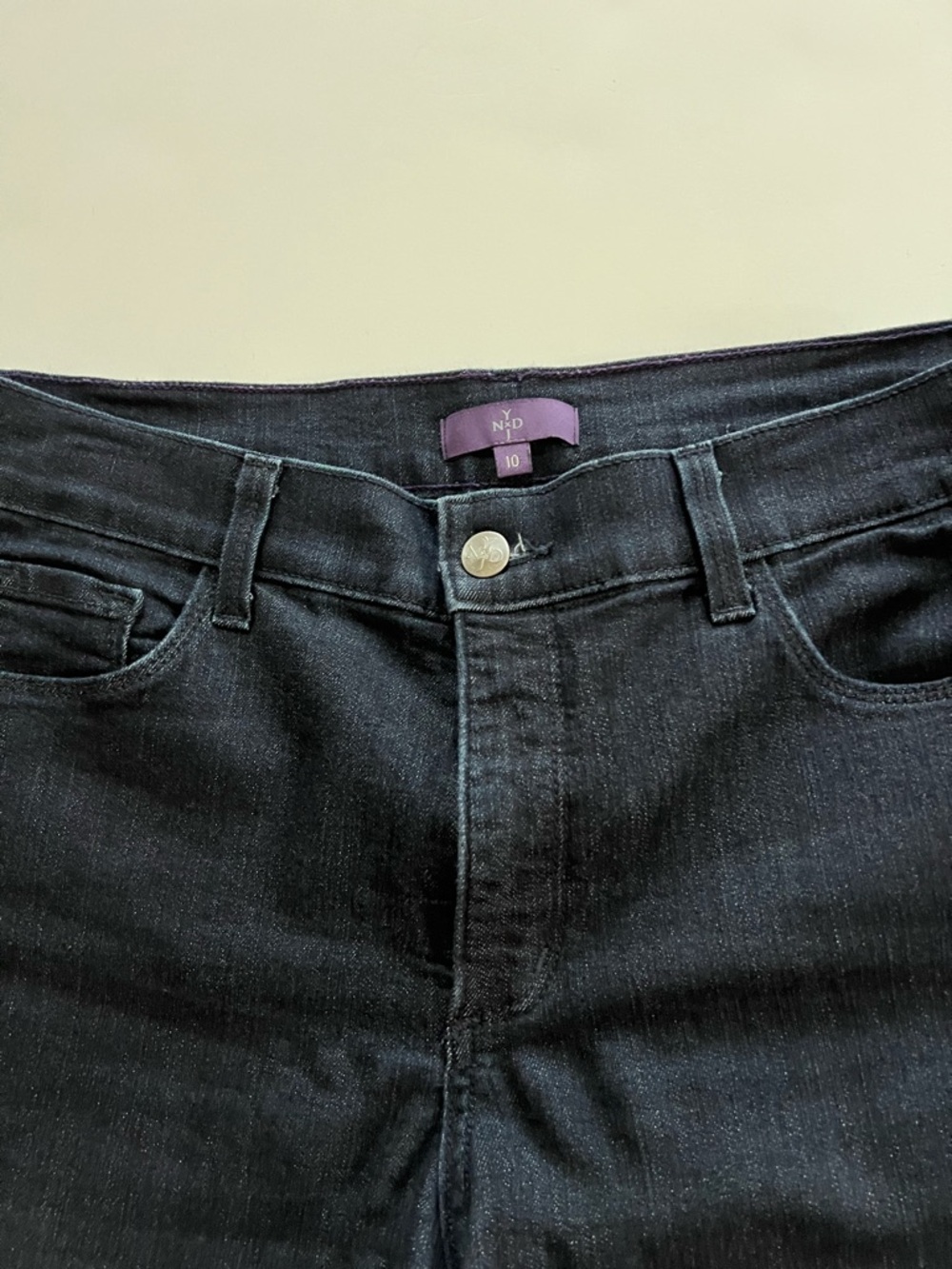 NYDJ dark washed denim. Size 10 - Picture 4 of 6